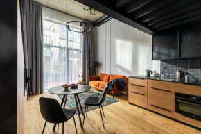 Stylish loft with terrace Paupys, Old town